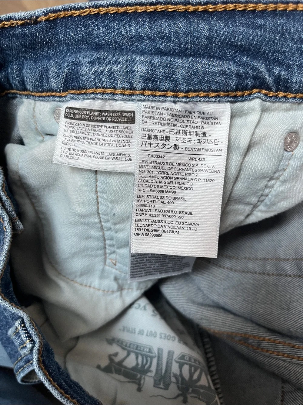505 Levi's Men's Relaxed Straight Blue Jeans Size 40/30